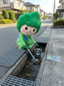 側溝清掃もみつみ環境へ！！